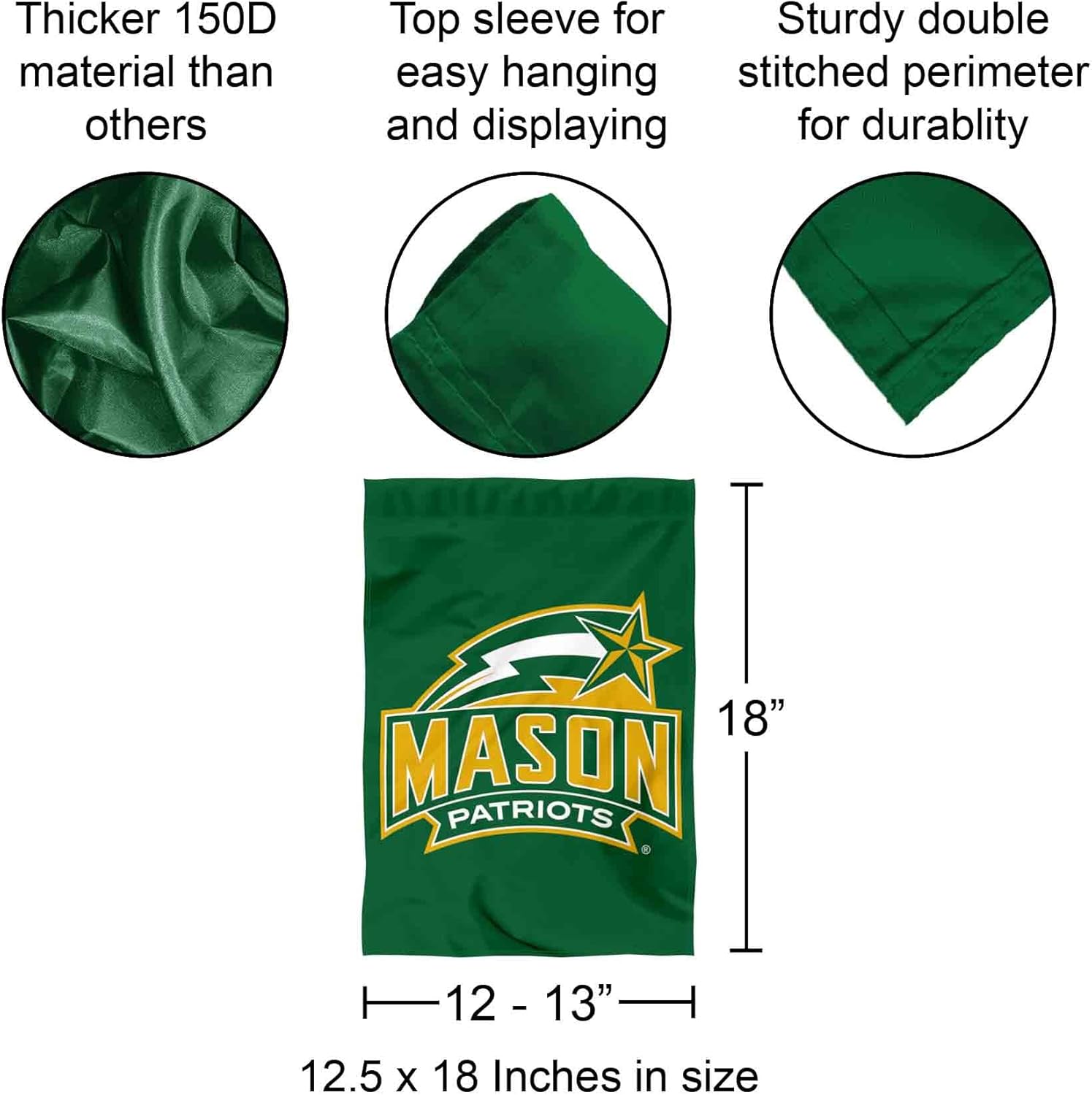 George Mason Patriots Garden Flag