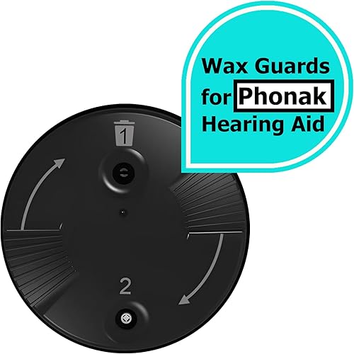 Miniatura 2 de Protectores de cera para accesorios de audífonos Phonak y audífonos Unitron RIC RITE, filtros para audífonos (5 paquetes40 piezas)