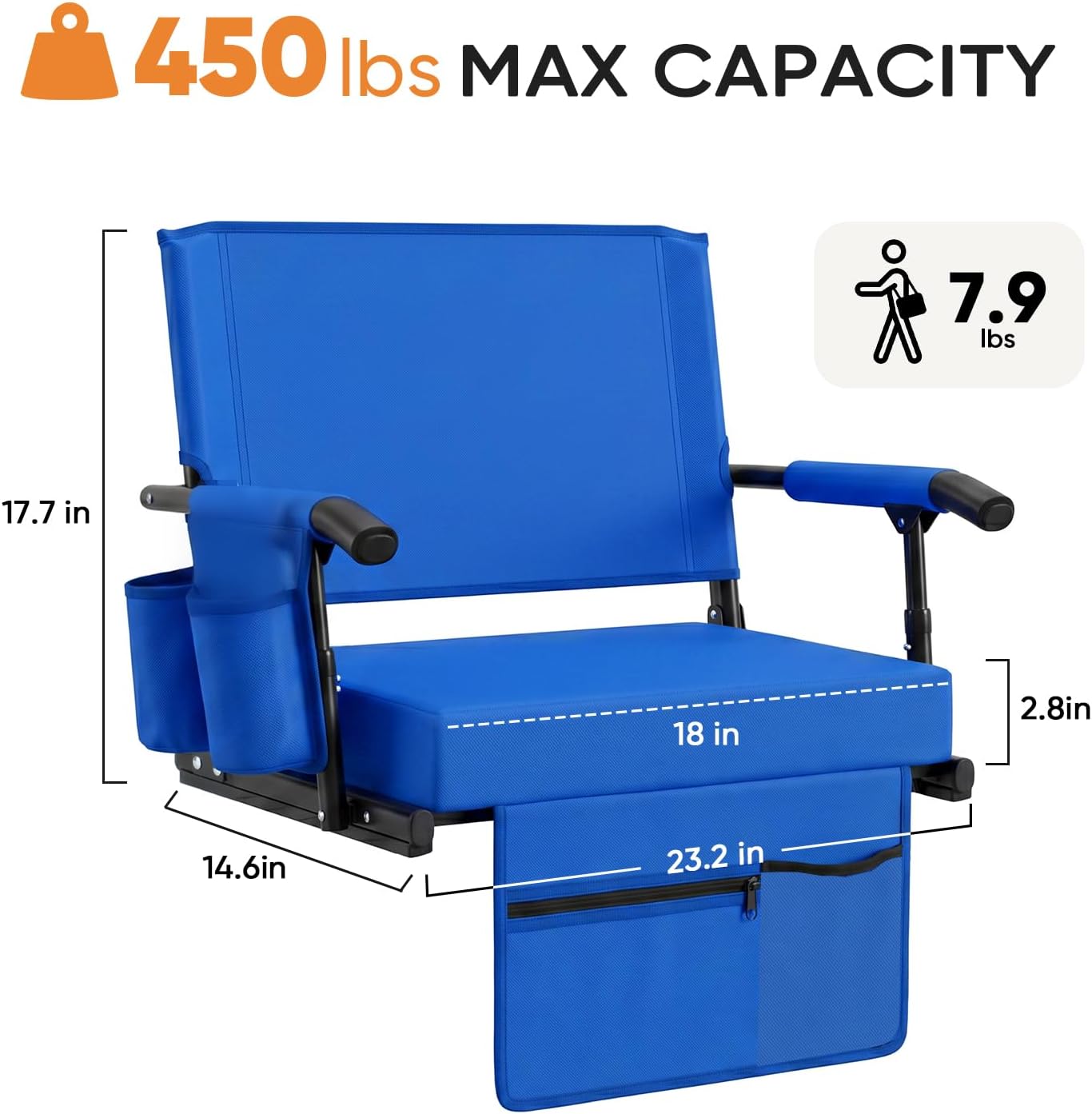  Stadium Seats with Back Support & Armrests thumbnail
