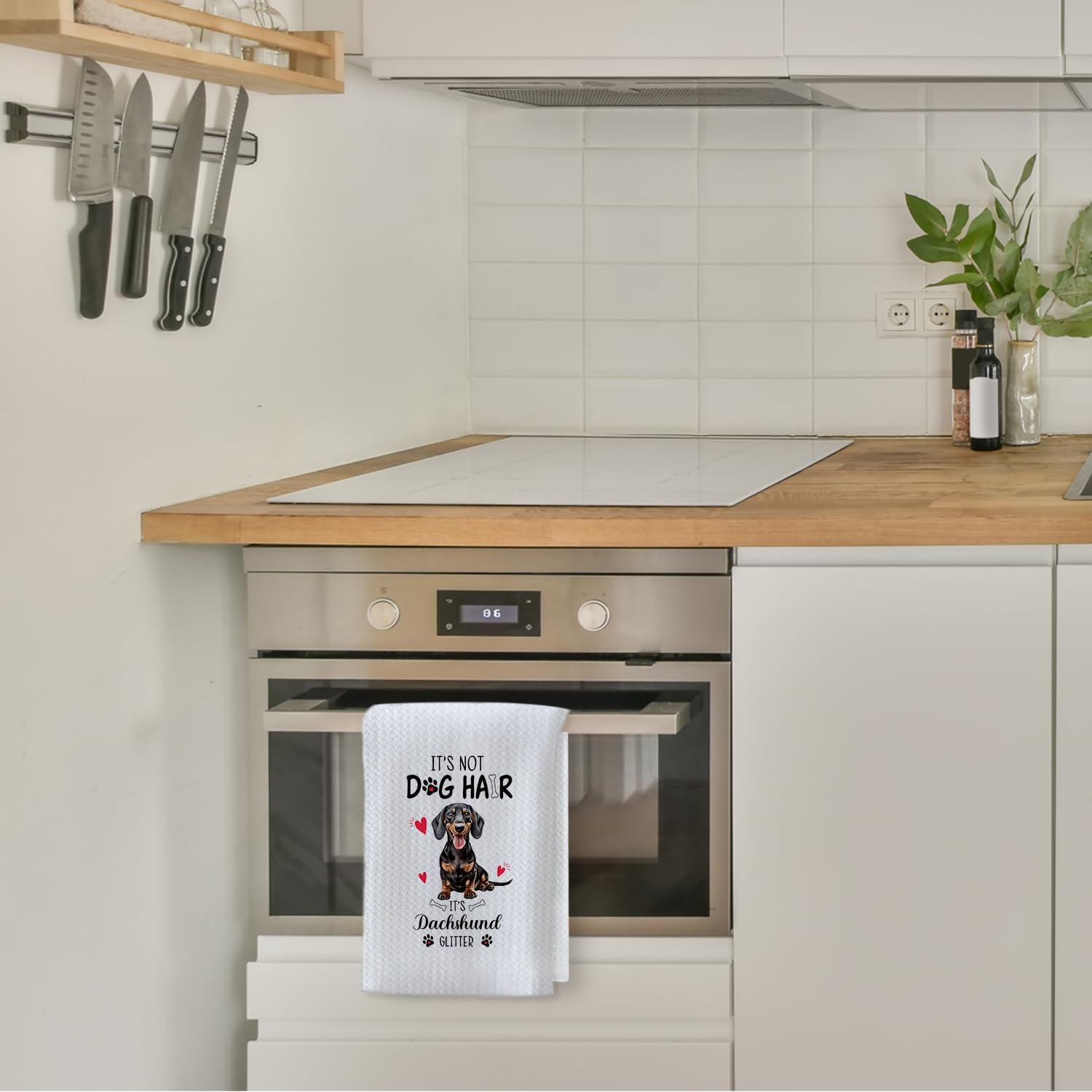 Chicimln Dachshund Dog Kitchen Towels, Weiner Dog Doxie Gifts Decorative Hand Towels for Bathroom, Dachshund Lover Gifts Dish Tea Towel Drying Cloth for Kitchen Decor, 16x24 Inch Set of 2 - Image 6