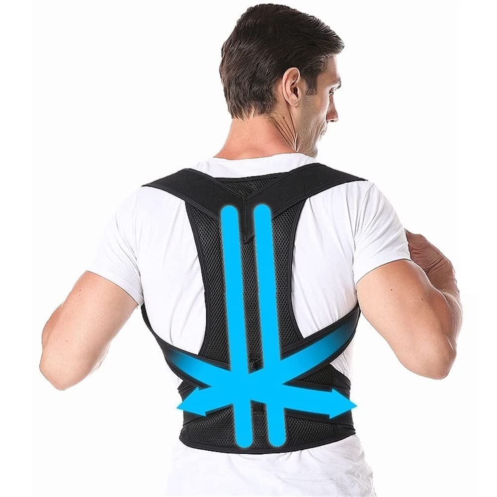 Ceinture de soutien dorsal complet contre le dos rond et la compression cervicale