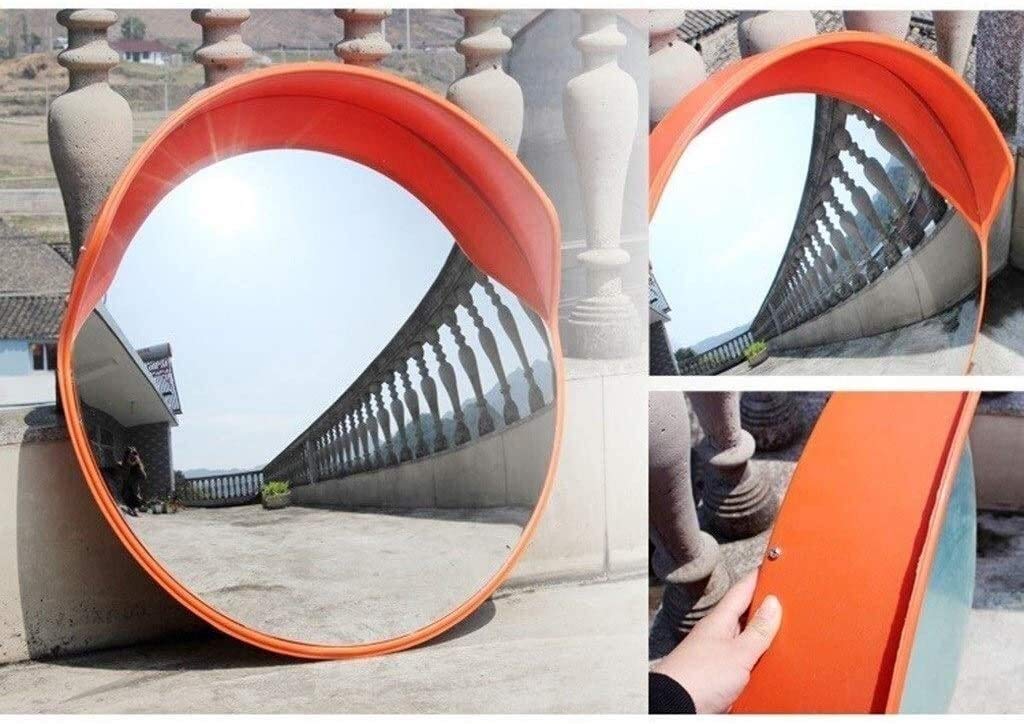 Specchio di sicurezza del traffico Protezione solare Specchio for traffico esterno Obiettivo grandangolare in plastica Specchio di sicurezza convesso for ospedale Sicurezza 45-120 cm(45CM)