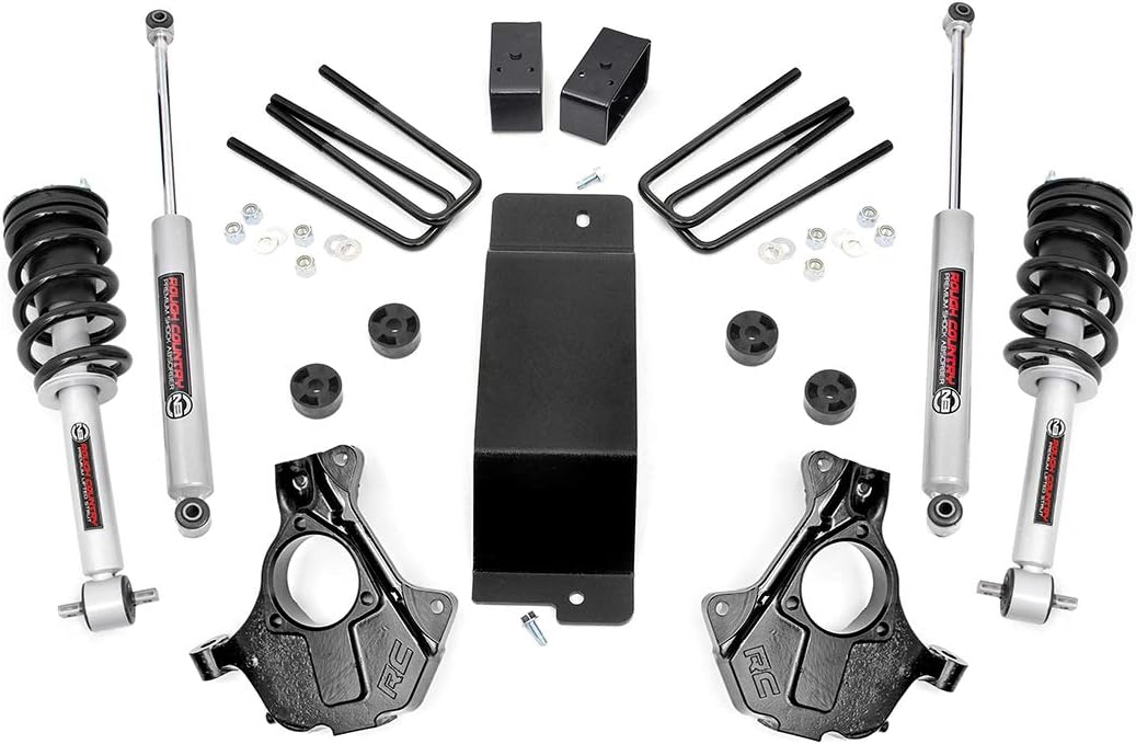 Rough Country 3.5" N3 Suspension Lift Kit for 14-18 Chevy/GMC 1500 4WD - 12432