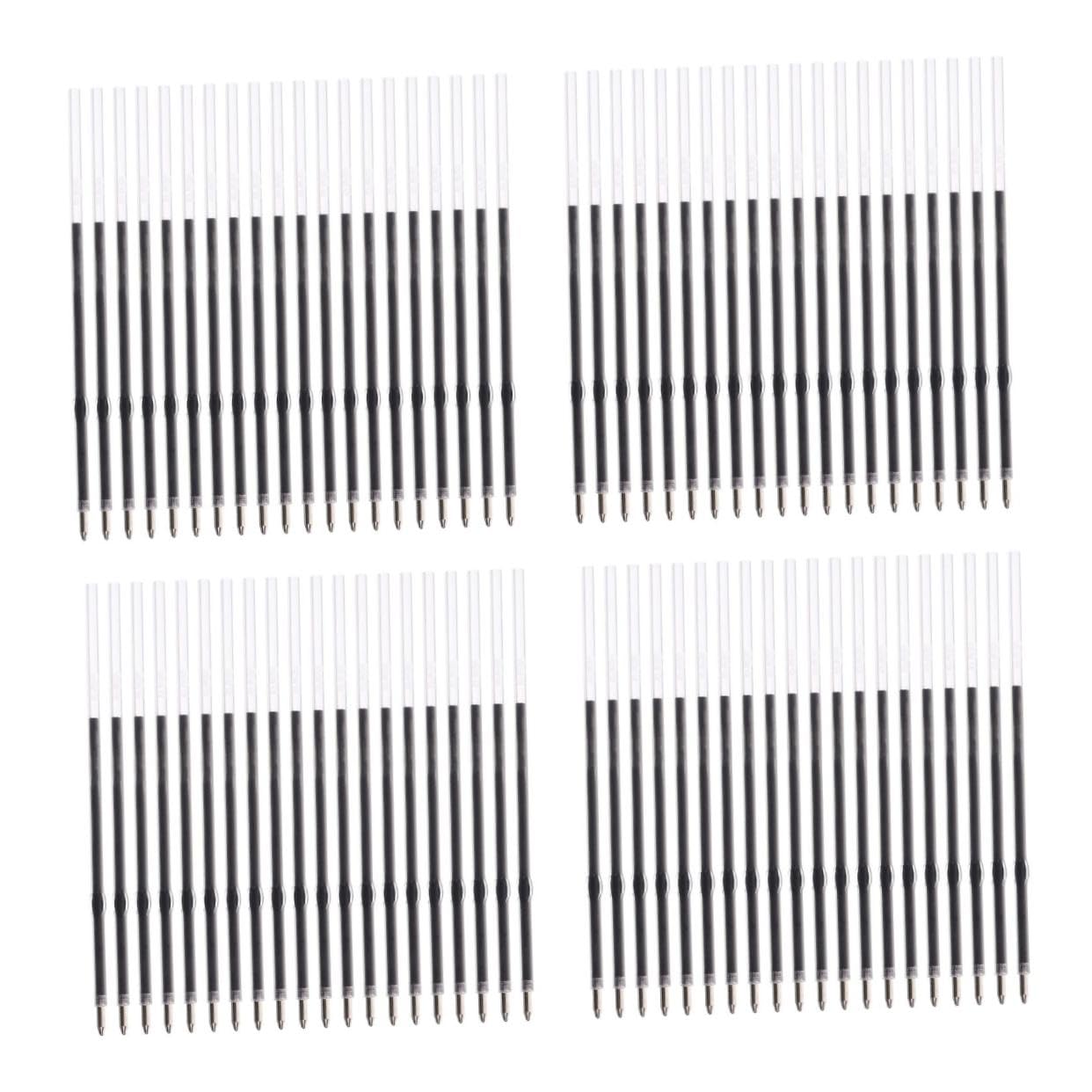 SHINEOFI 800pièces Recharges De Stylo à Bille Remplacements Rapides Et Écrits Fluides Pour Fournitures De Bureau Noirs Et Bleus