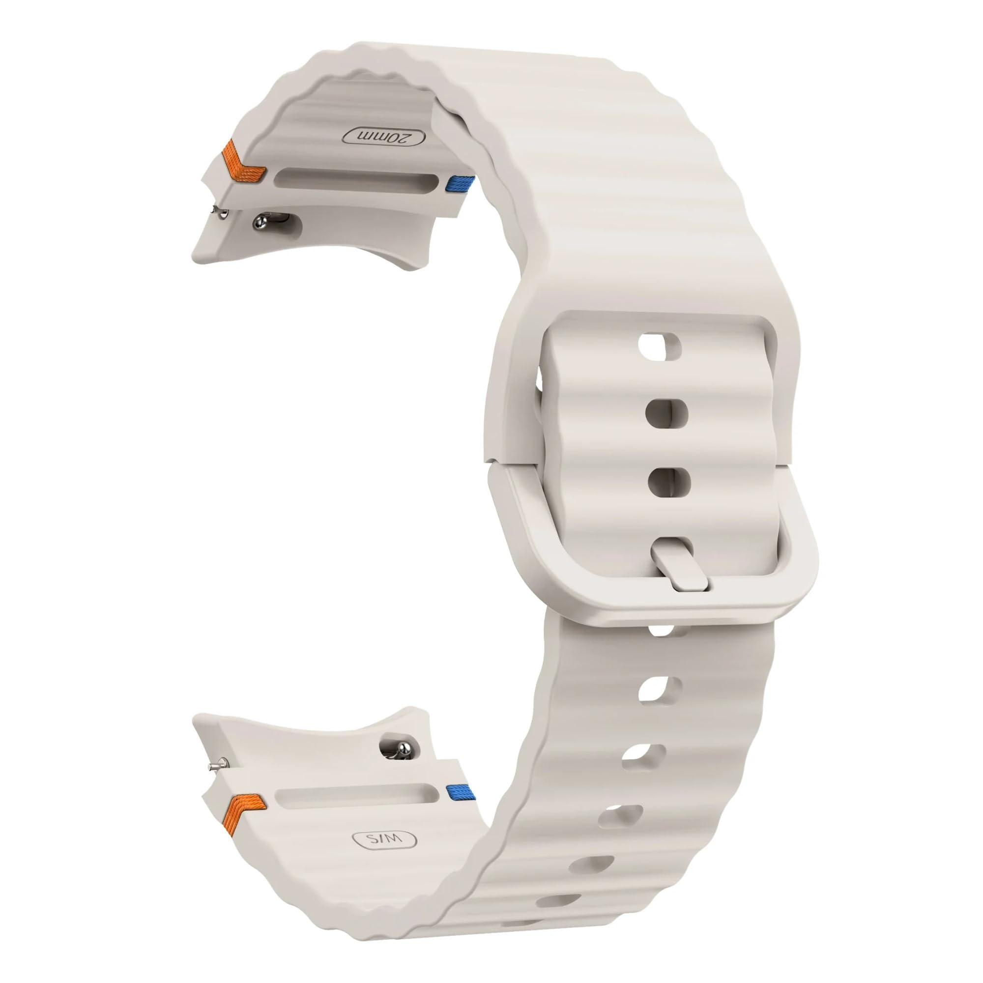 Correa de silicona de 20 mm compatible con Galaxy Watch 7 FE 40mm 44mm 4