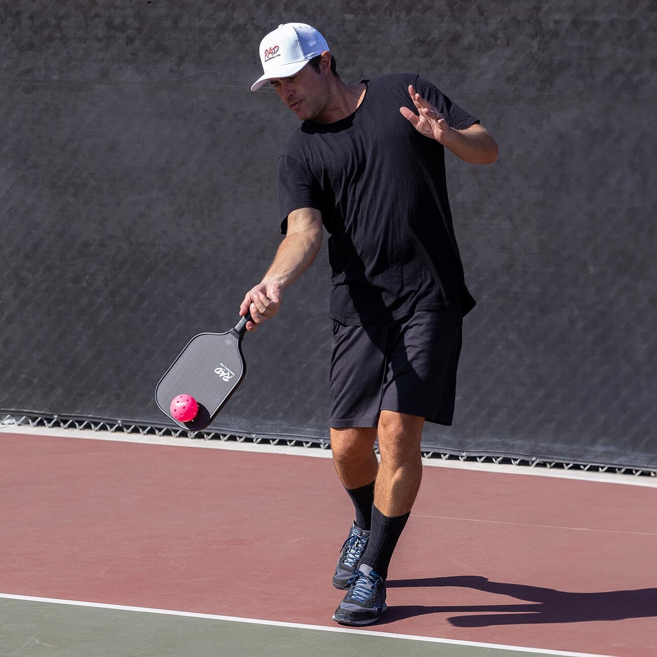 RAD Pro Pickleball Paddle Set – USAPA Approved – T700 Carbon Fiber Surface & 16mm Full-Cell Polypropylene Honeycomb Core for Power & Control – Includes Outdoor Pickleballs & Tote Bag