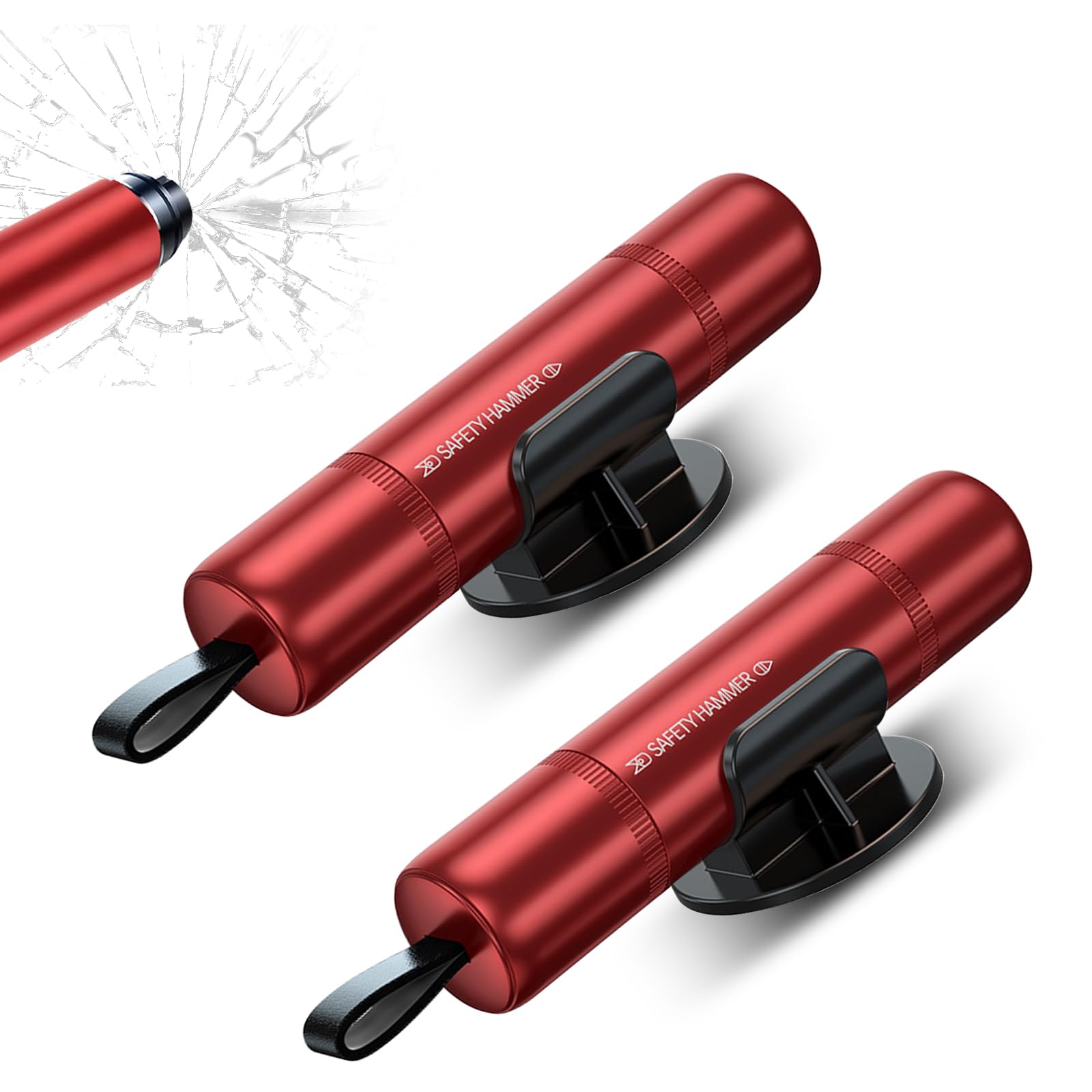 TTSAM 2-in-1 Auto Sicherheitshammer Mit Gurtschneider - Notfallhammer Fürs Auto