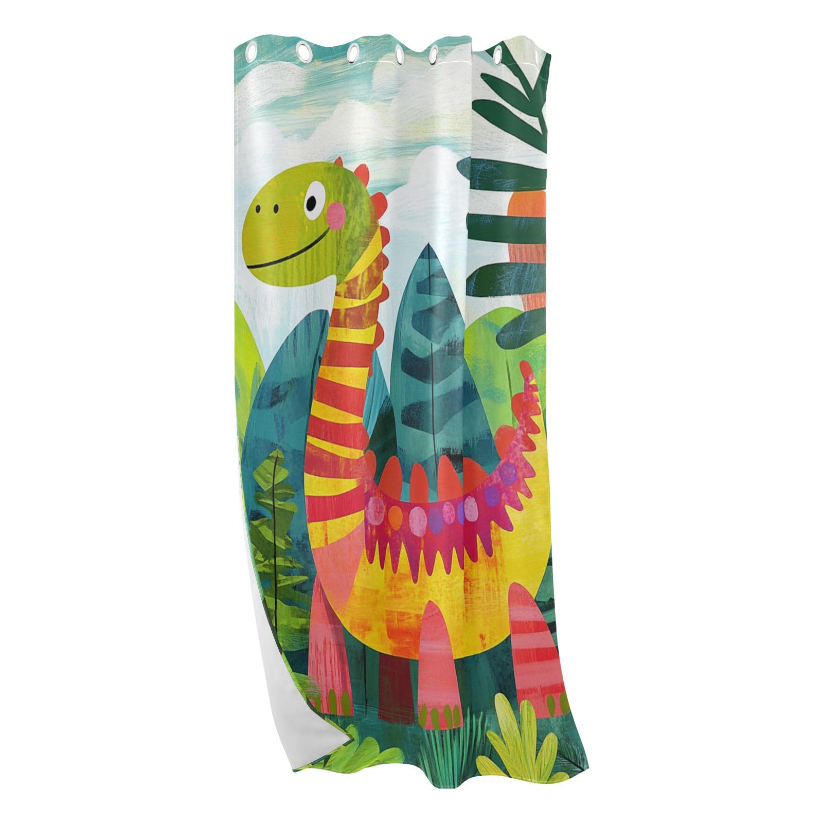 Rideaux occultants dinosaure pour bloquer la lumière du jour