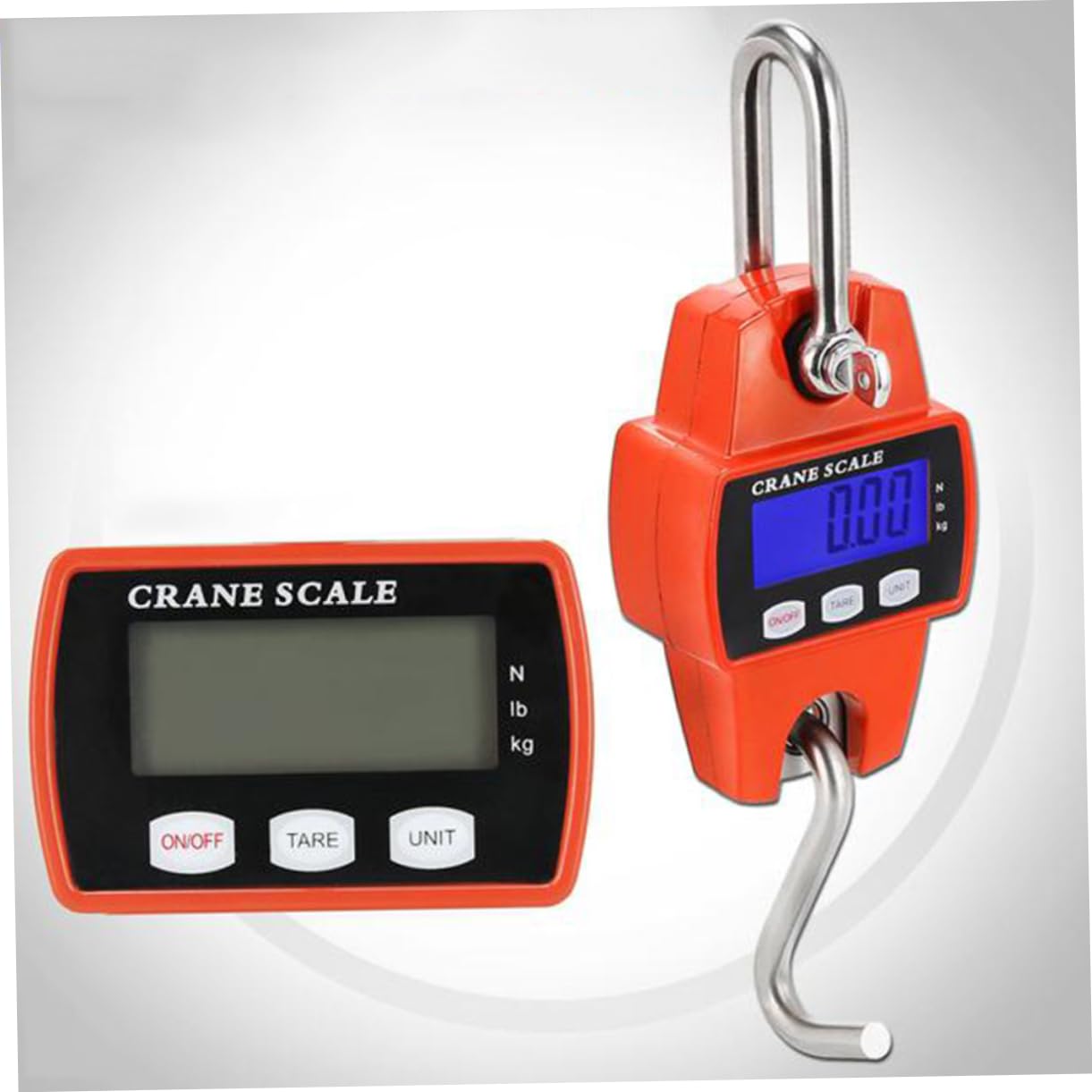 Alipis Weighing Tool Industrial Crane Scale 300kg Portable Digital Hanging Scales Instant Reading for Farm