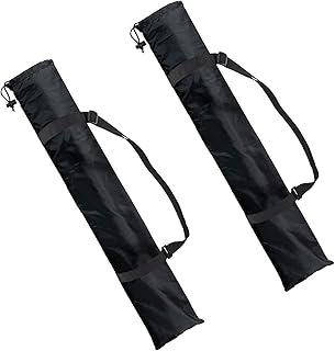 2 Stück Stativtasche Kordelzug Aufbewahrungstasche Gestänge Transport Tasch Tragbare Zeltstangentasche Lichtständer Tragetasche 23x130cm
