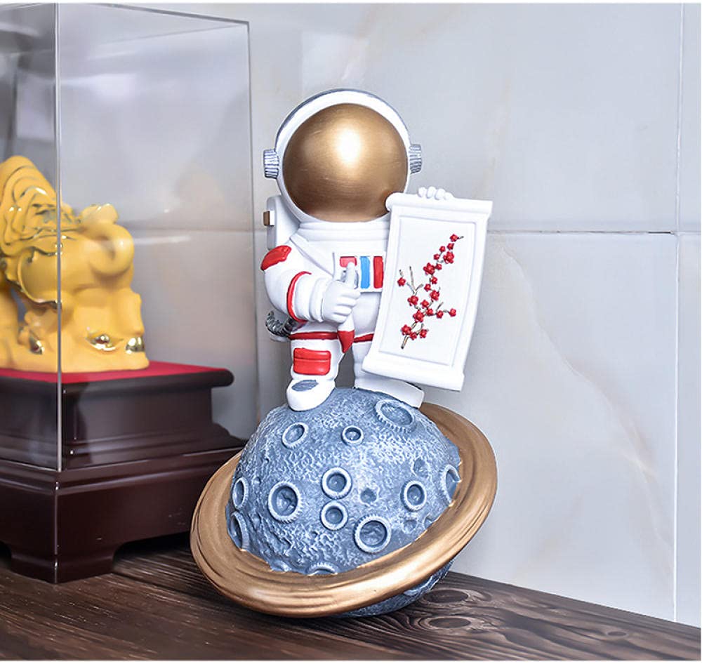 Estatuas Esculturas Figuras De Decoración En Miniatura De Astronauta De Estatuilla