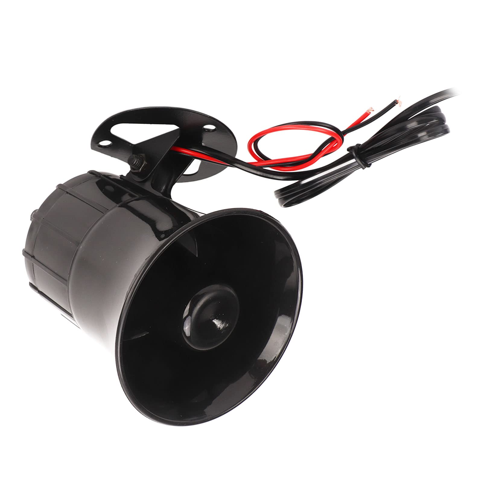 Sirène 3 Tons 12V 30W 120dB Moto Voiture - Klaxon Avertisseur Avec Autocollant