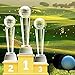 Meooeck 8 Pcs Crystal Glass Golf Trophy with Gift Box 9.1 x 2.8 Inch Large Trophy Award Golf Trophy Cup Champion Award for Adults Kids Desktop Table Paperweight Decor Tournaments Competitions Parties