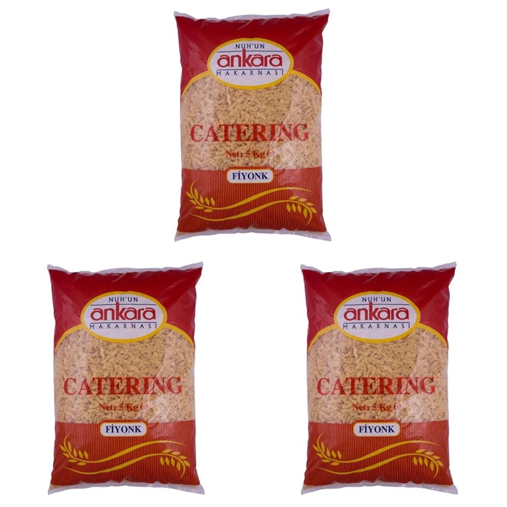 Nuh'un Ankara Fiyonk Makarna 5 Kg (3 paketi)