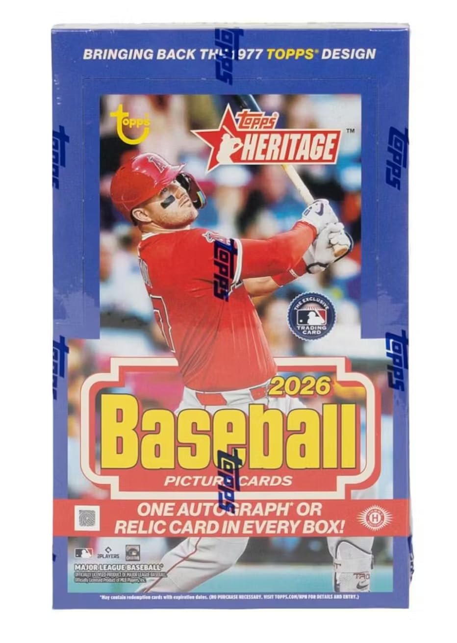 Amazon.com: 2026 Topps Heritage Baseball Sealed Hobby Box (One
