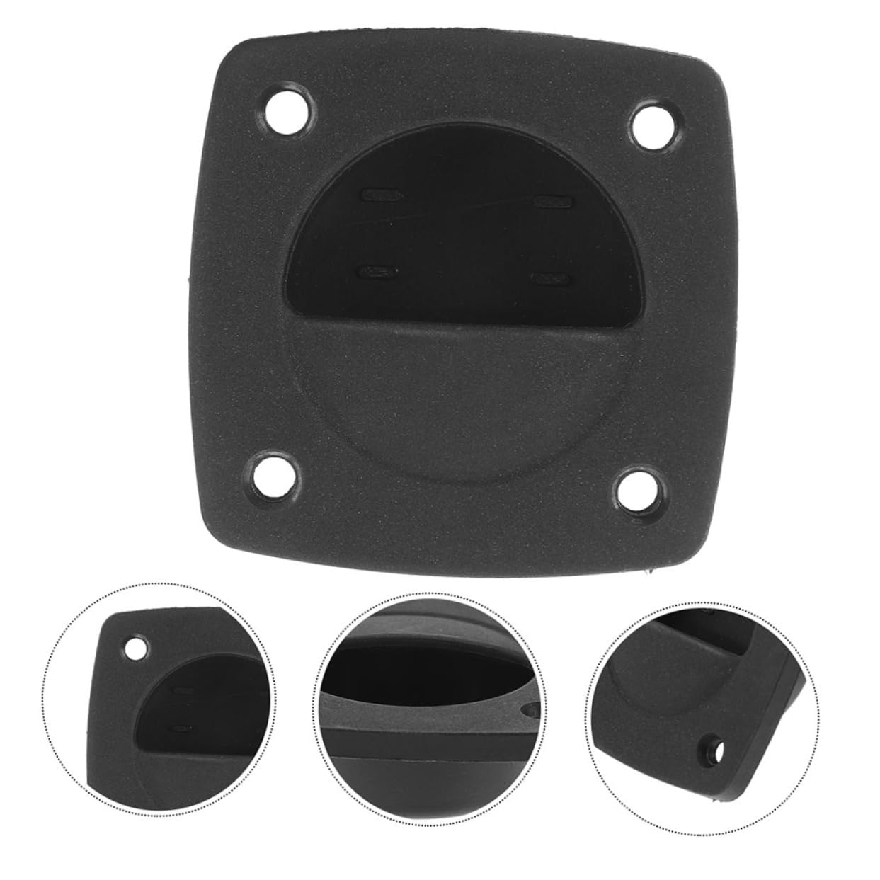 Toyvian Boot Hatch Griff Kunststoff Flush Pull Handle Recessed Lid Handle Für Wohnwagen Und Möbel Für Schränke Und Decks