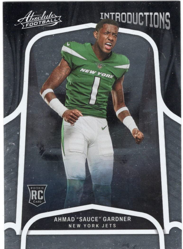Ahmad Sauce Gardner Introductions Rookie Card Collectible Football Card - 2022 Panini Football Card #INT-18 (Jets)