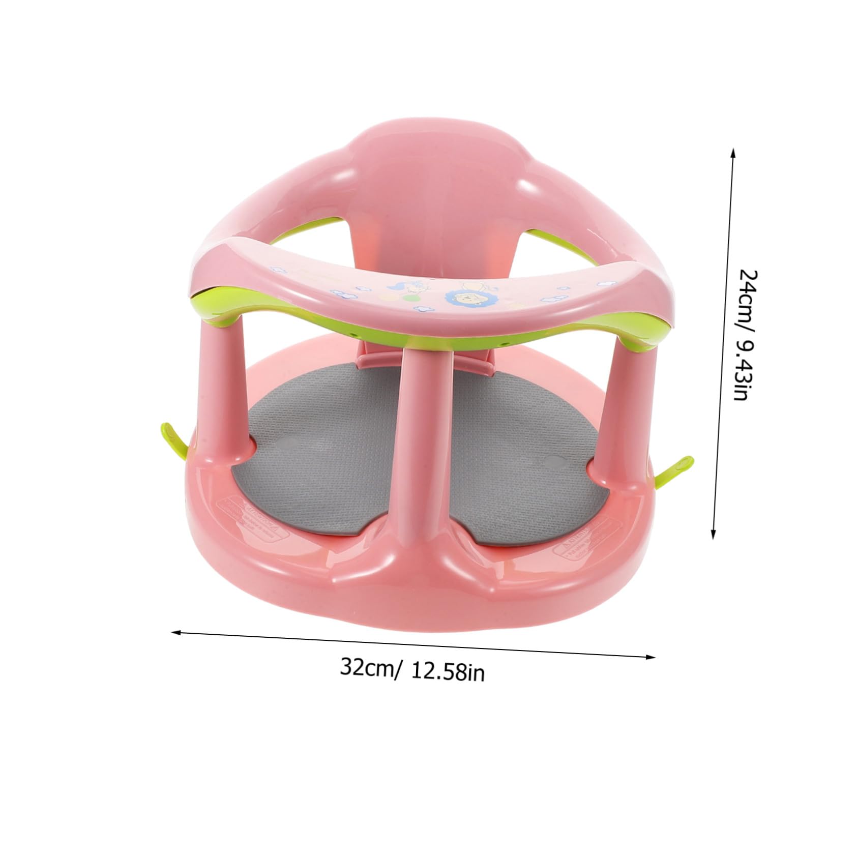 NOLITOY Asiento de Baño para Recién Nacidos Superficie Antideslizante y Diseño Versátil en Material Pp y Tpr para Baño Seguro y Cómodo de Bebés