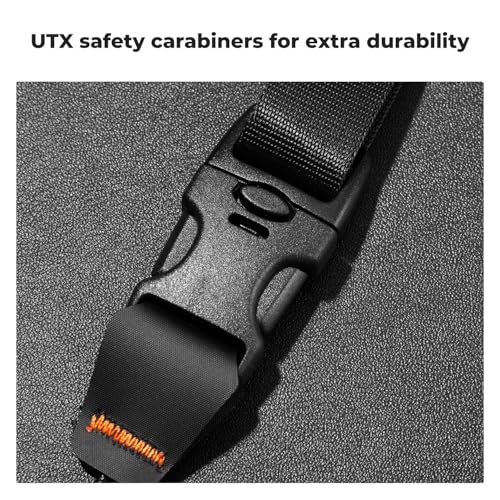 K&F CONCEPT Kameragurt, Professioneller Breit Kamera Gurt, Verstellbarer Kamera Schultergurt 109-133 CM für SLR DSLR Spiegelreflexkameras, Camera Strap mit Abnehmbare Reißverschlusstasche