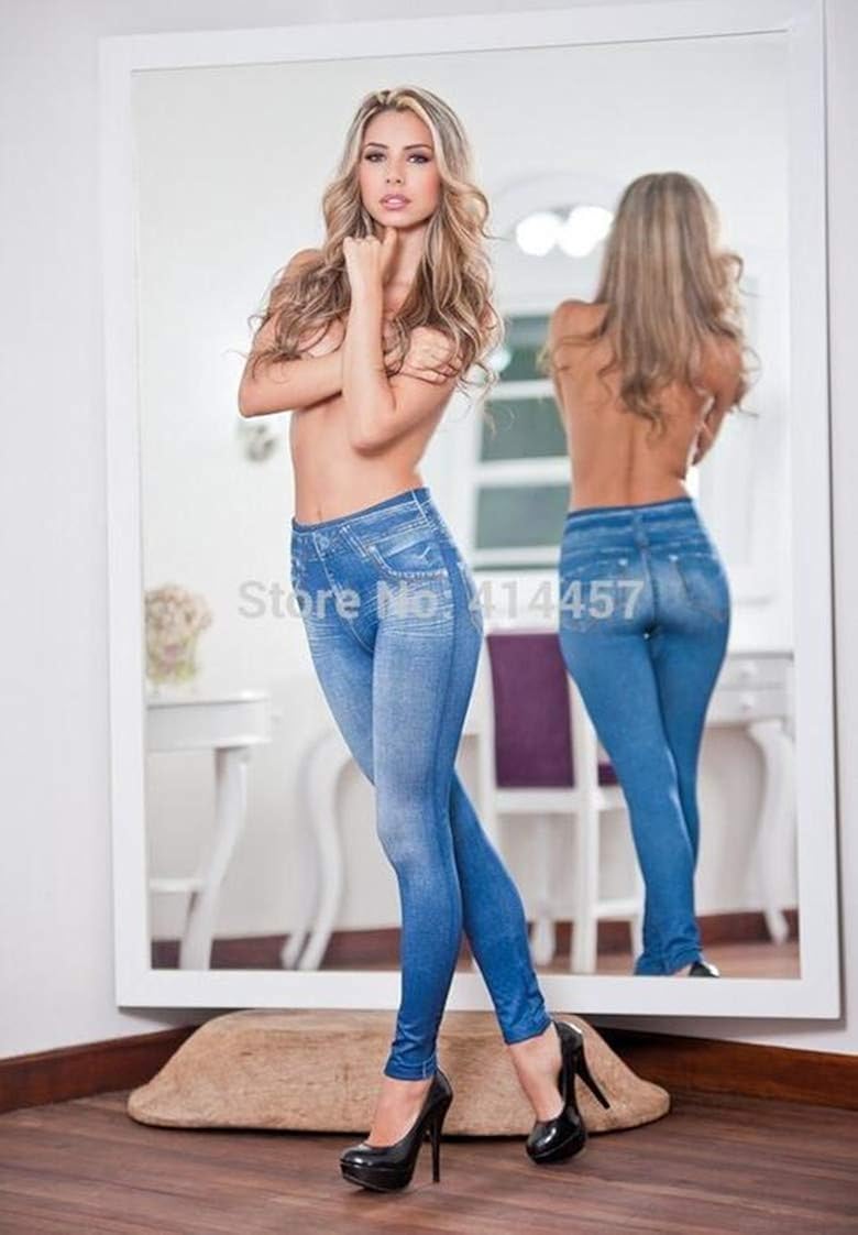 Amazon.com: JIAHAO HOT Jeans Leggins Diseño único Jean con Bolsillo Slim  Sexy Hot Look (S/M) Azul : Ropa, Zapatos y Joyería
