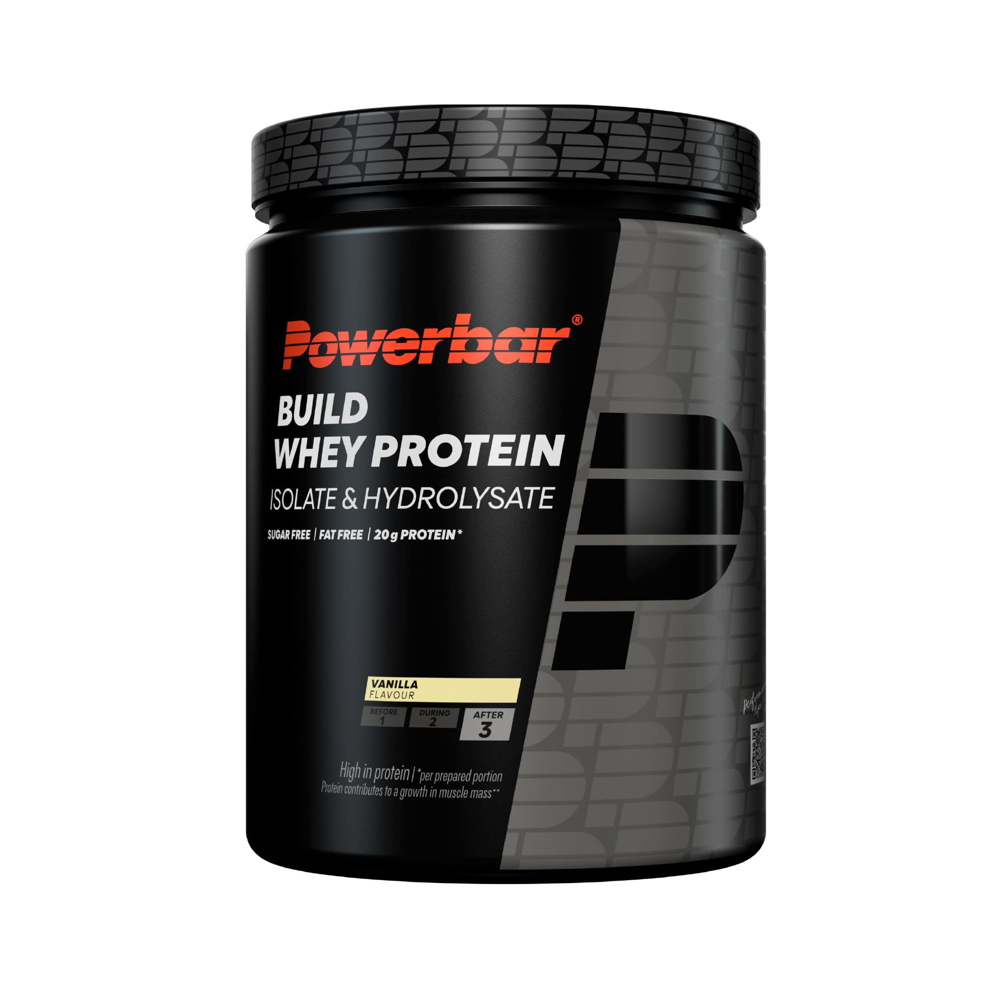 Powerbar - Black Line - Build Whey Protein - Vanilla - 550g - vegetarian protein powder