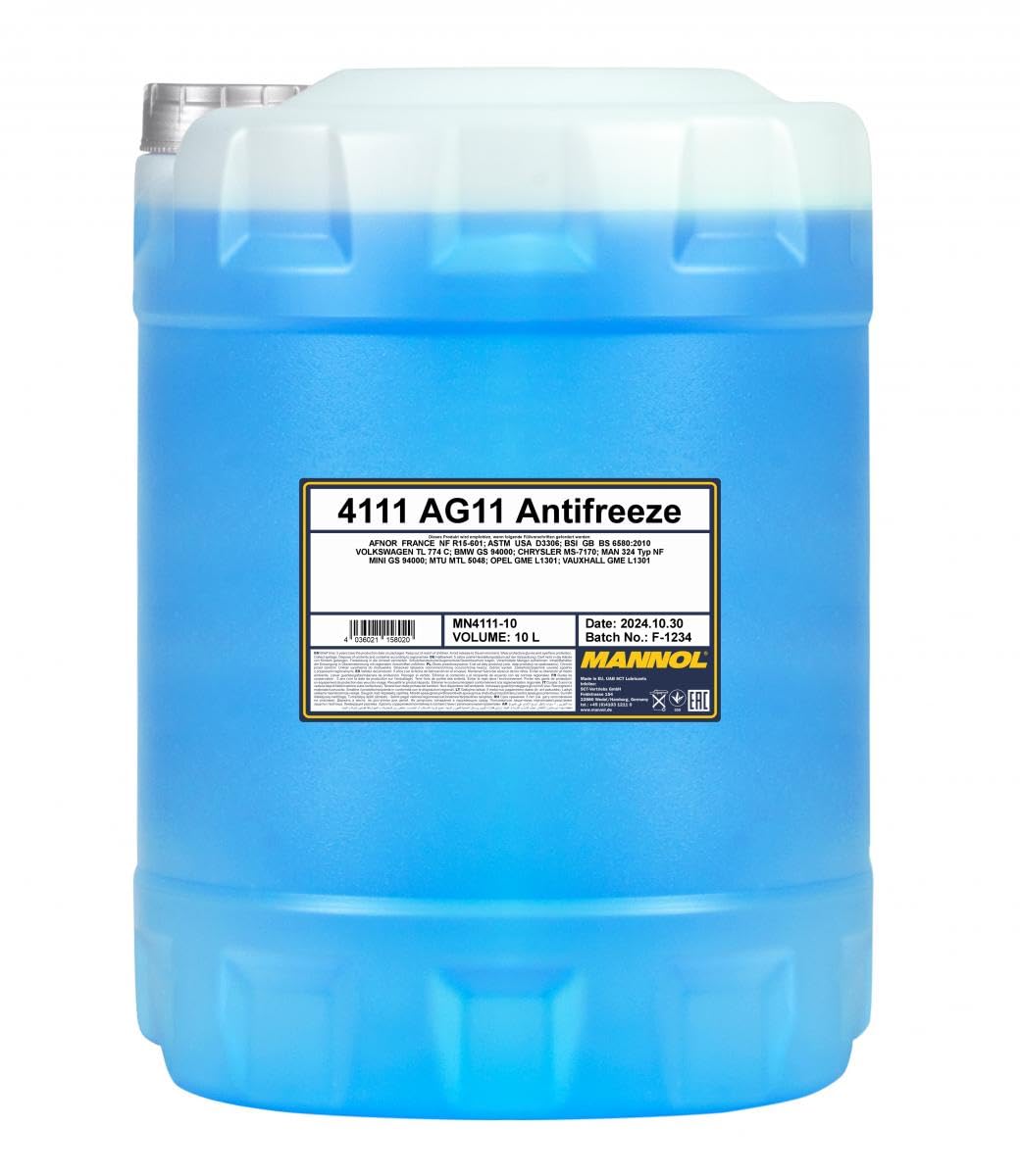 MANNOL MN4111-10 Antigel 10L Bleu