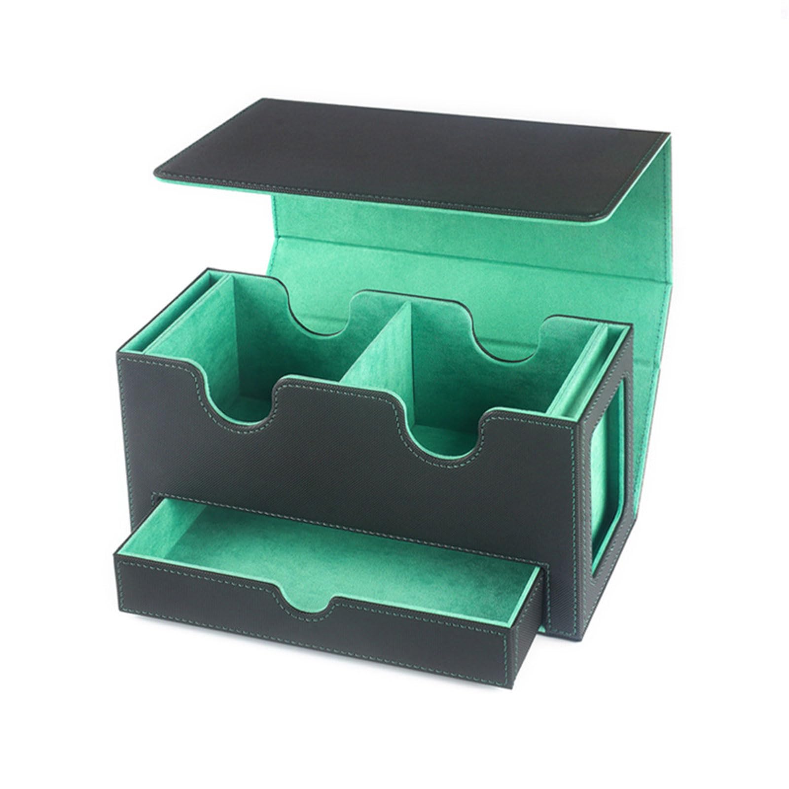 Custodia per carte collezionabili in pelle PU con cassetto