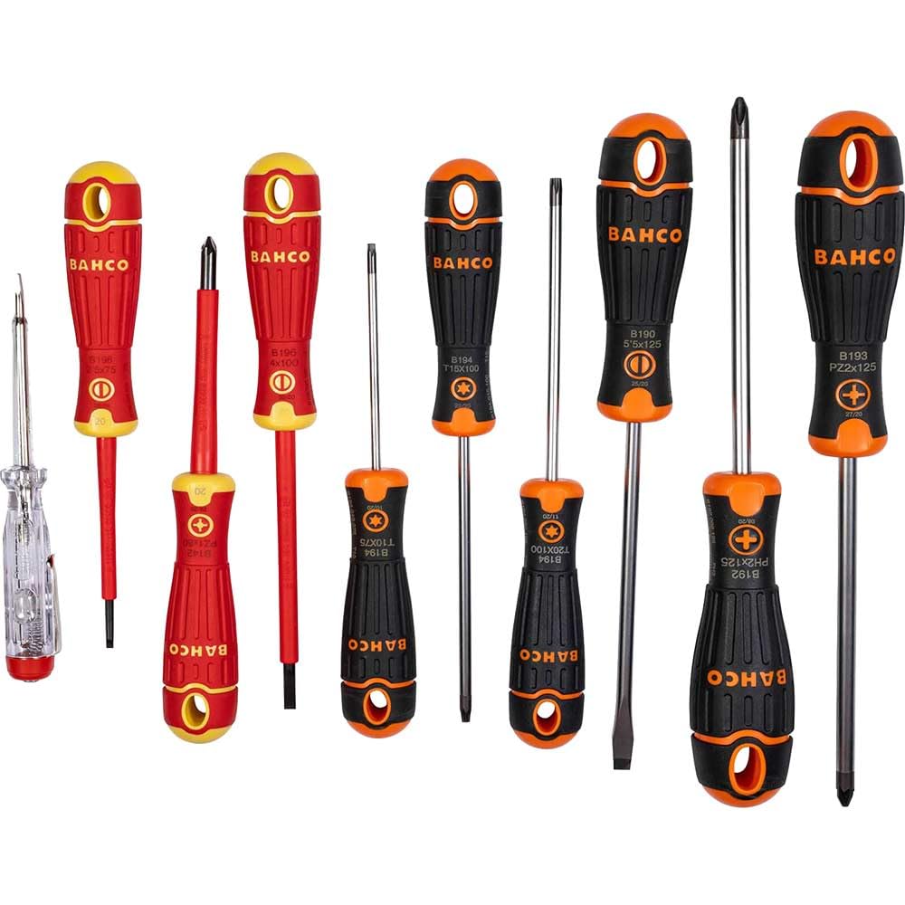 Bahco B219.110 BAHCOFIT XL Screwdriver Set, 10 Piece BAH219110