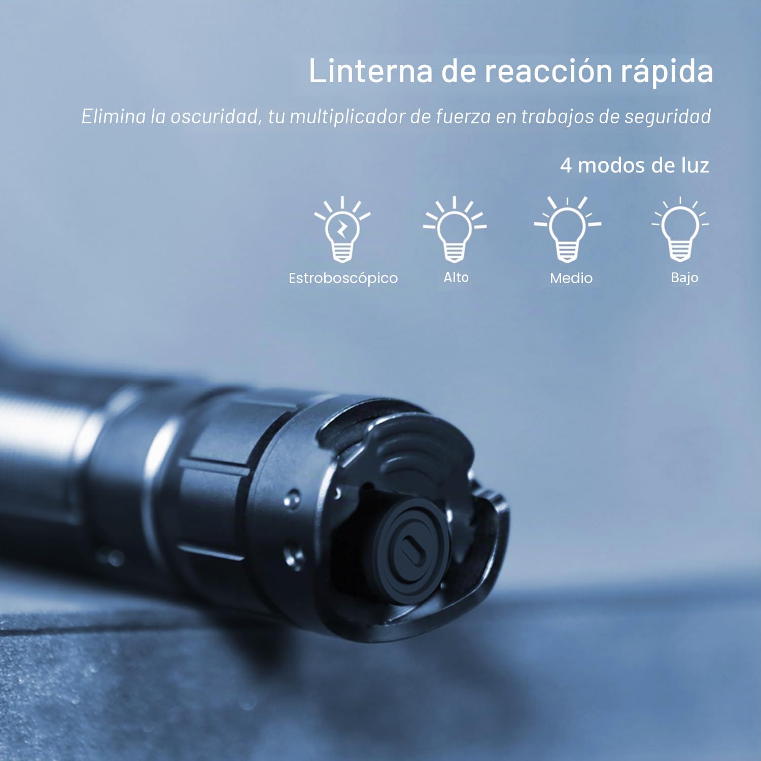 klarus EP11 Linterna táctica de 1300 lúmenes, linterna EDC recargable USB C con batería de 2600 mAh, interruptores de doble cola de reacción instantánea, ajustes tácticos y exteriores, incluye modo