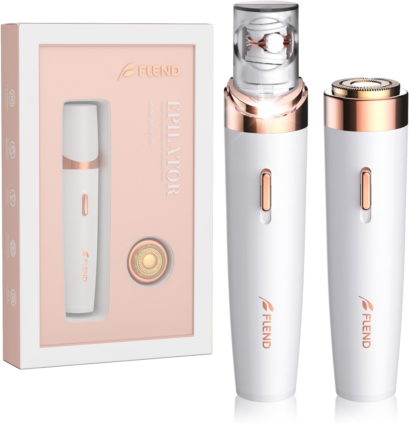 Mini Epilator, Facial Epilator Remover for Women 2 in 1, Cordless