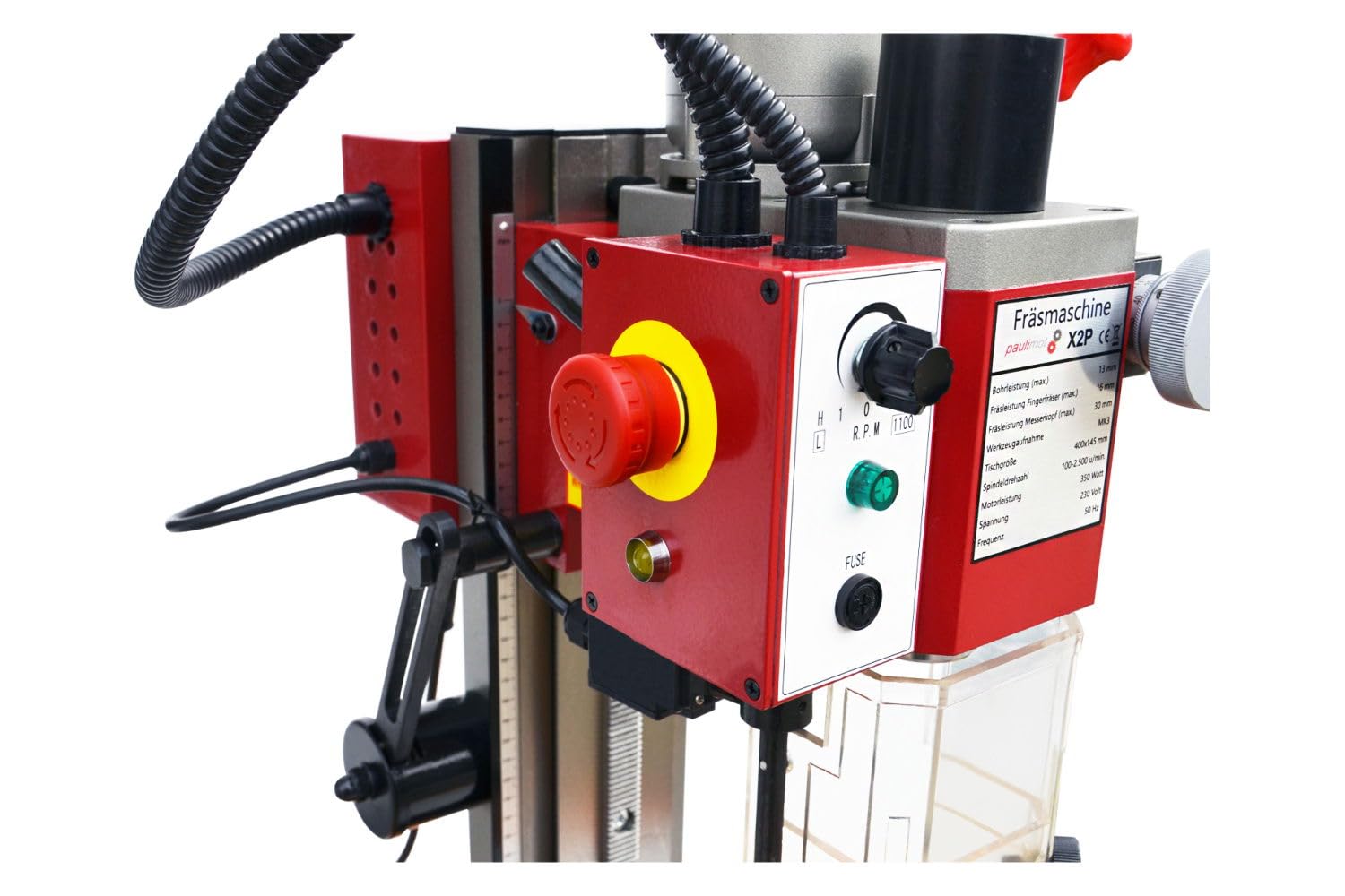 PAULIMOT Bohr-/Fräsmaschine SIEG X2P mit 230 Volt Motor