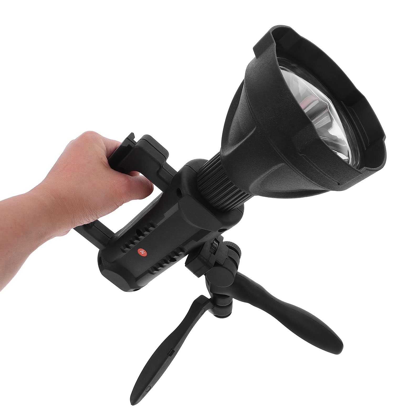 BESTOYARD Torcia Portatile da Esterno P70 Led, Ricarica Usb, Nero | 8000mah, Plastico Leggero, e Resistente a Usura e Cadute, per Backpacking e Camping