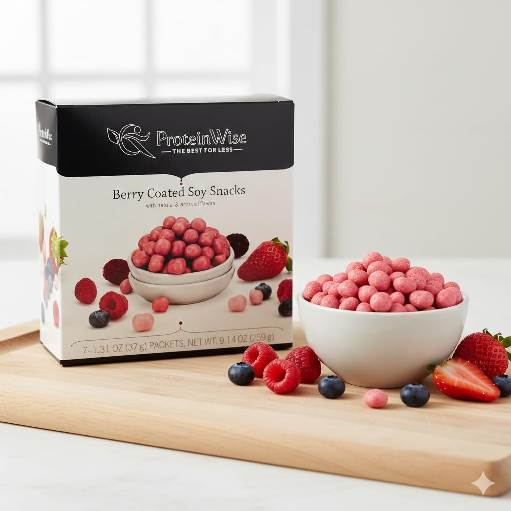 ProteinWise - Berry Coated Soy Snacks - 7/Box