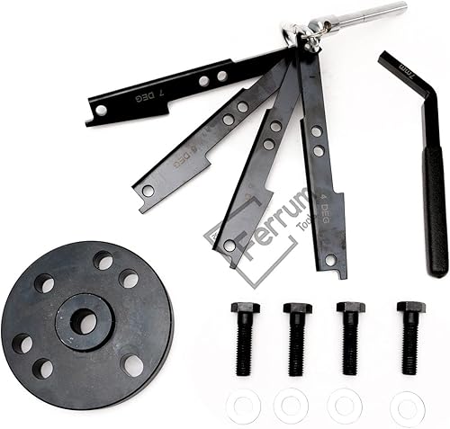 Miniatura 5 de Ferrum Tools ISX QSX Herramienta de sincronización de árbol de levas Inyector Extractor de engranajes de leva y calibrador de freno Jake de 0.276 in