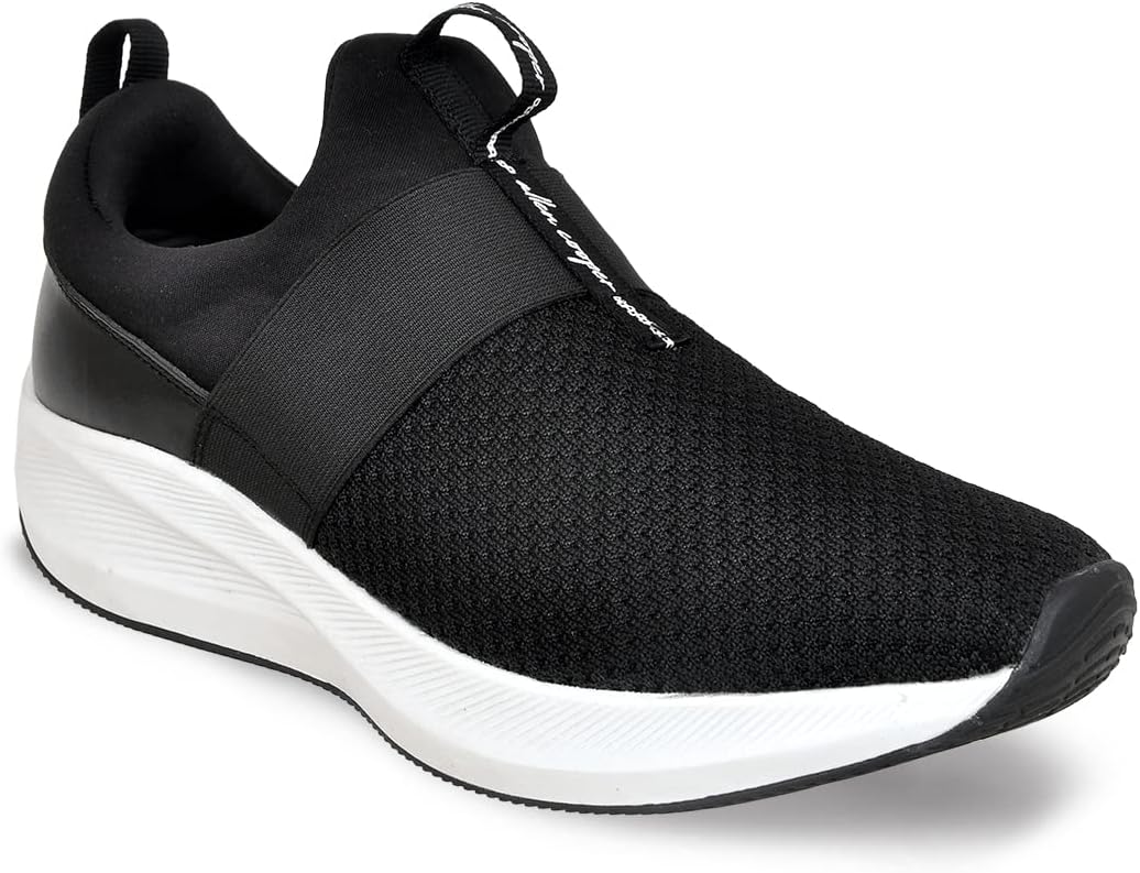 Allen Cooper Training,Atheletic,Gym,Sports Comfortable Extra Max Cusion with Memory Foam Insole,Anti Skid Tech Grip Walking Shoes for Men(06202 Black/Grey-Sizes 6,7,8,9,10)