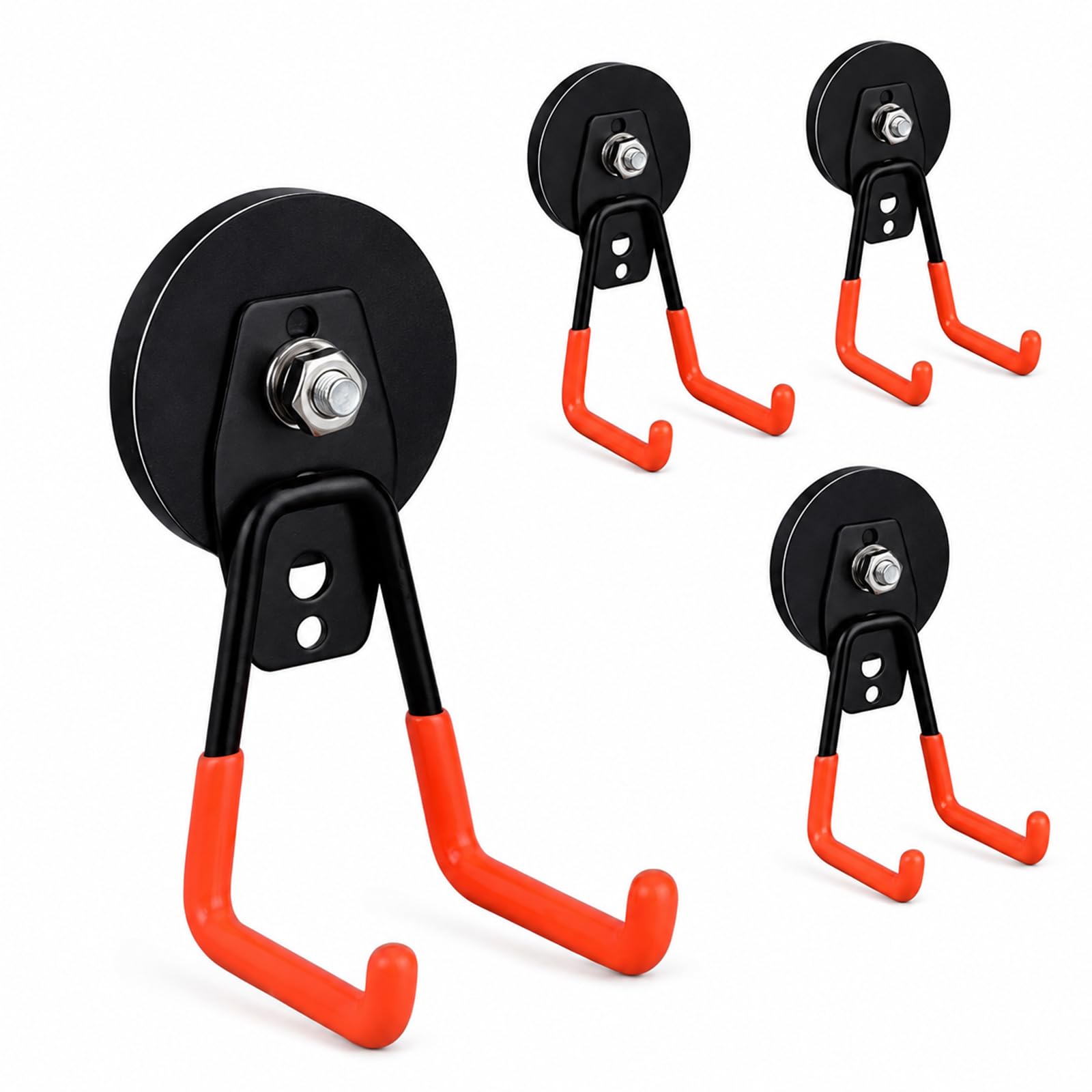 Heavy Duty Magnetic Garage Hooks 4 Pack Large Strong Magnetic Tool Hooks