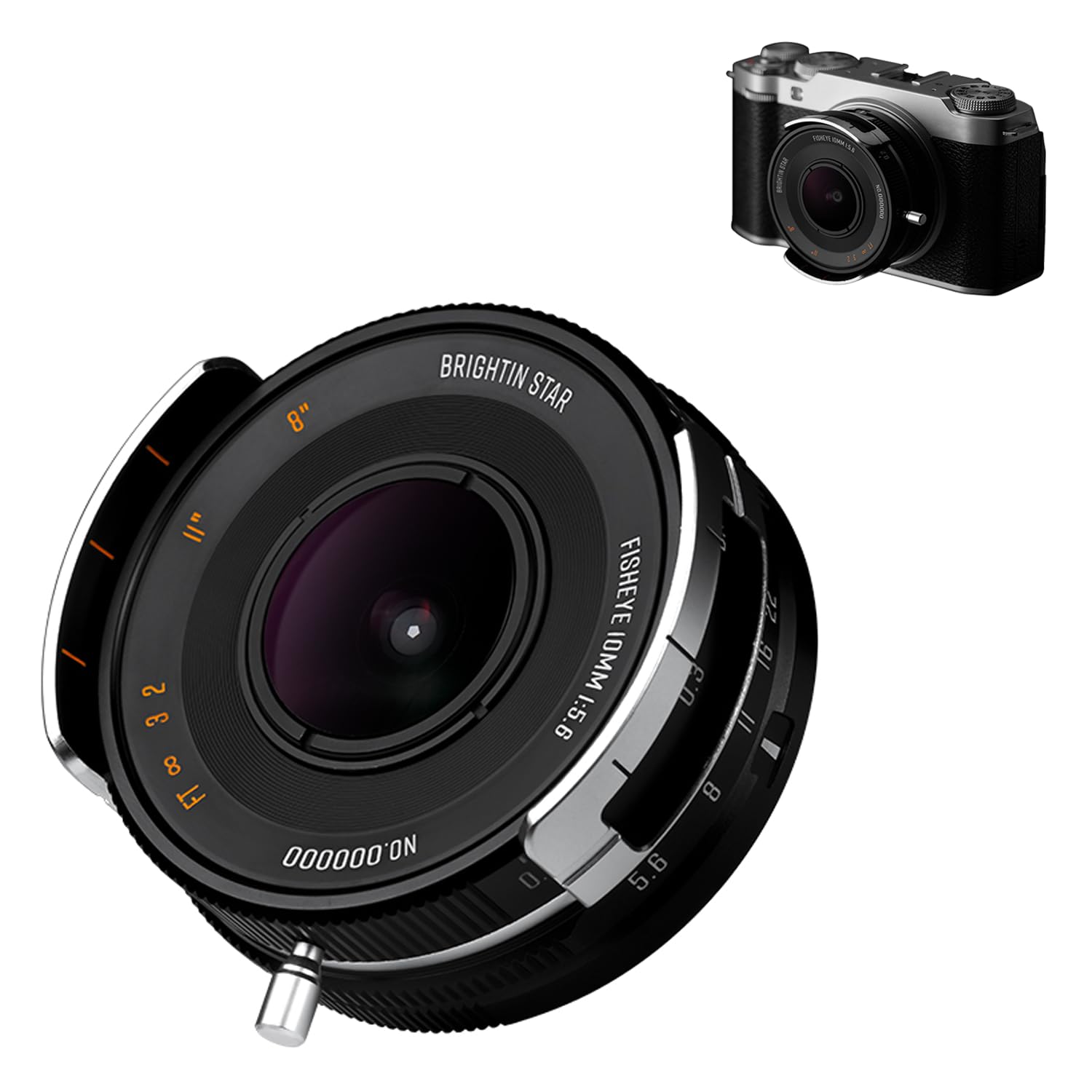 Amazon.com : brightin star 10mm F5.6 Pro Fisheye Lens for Sony E