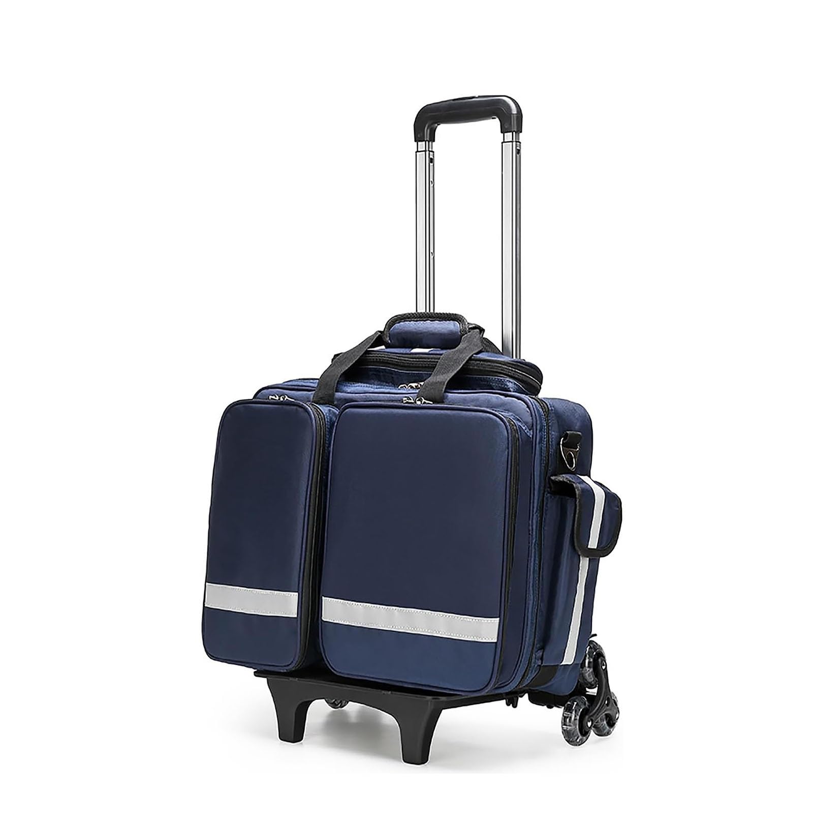 Botiquin de Primeros Auxilios Portátil, Botiquín de Primeros Auxilios Profesional de Almacenamiento Médico Bolsa con Trolley Duffel, Gran Capacidad al Aire Libre Impermeable Kit de Rescate de Emergenc