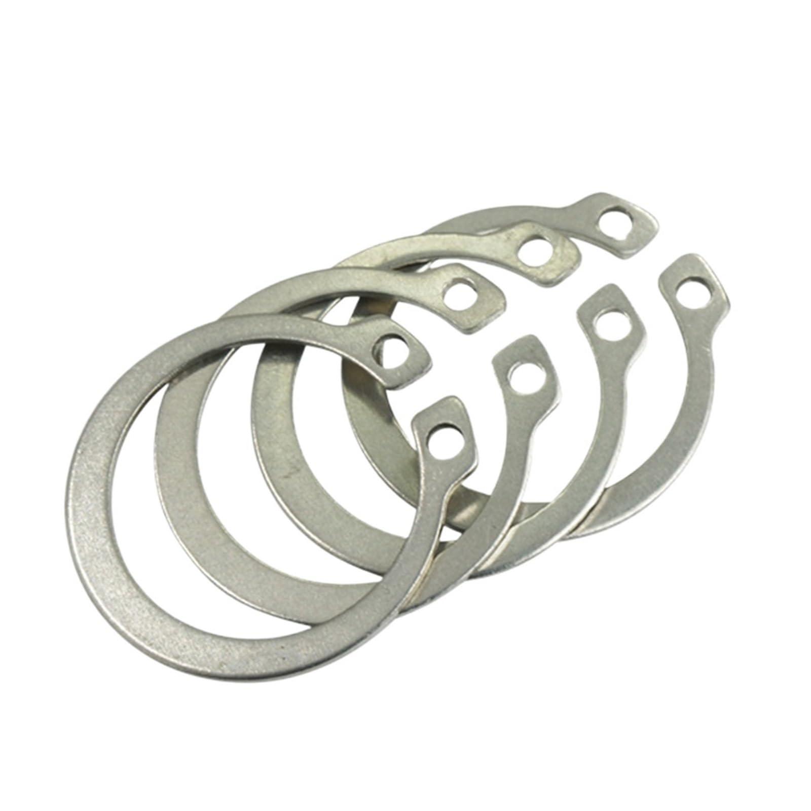 Juego de anillos elásticos, clips en C, arandelas tipo calabaza M48 M52 M55 M60, anillo elástico tipo C de acero inoxidable 304, arandela de retención a presión externa(M60,25Pcs)