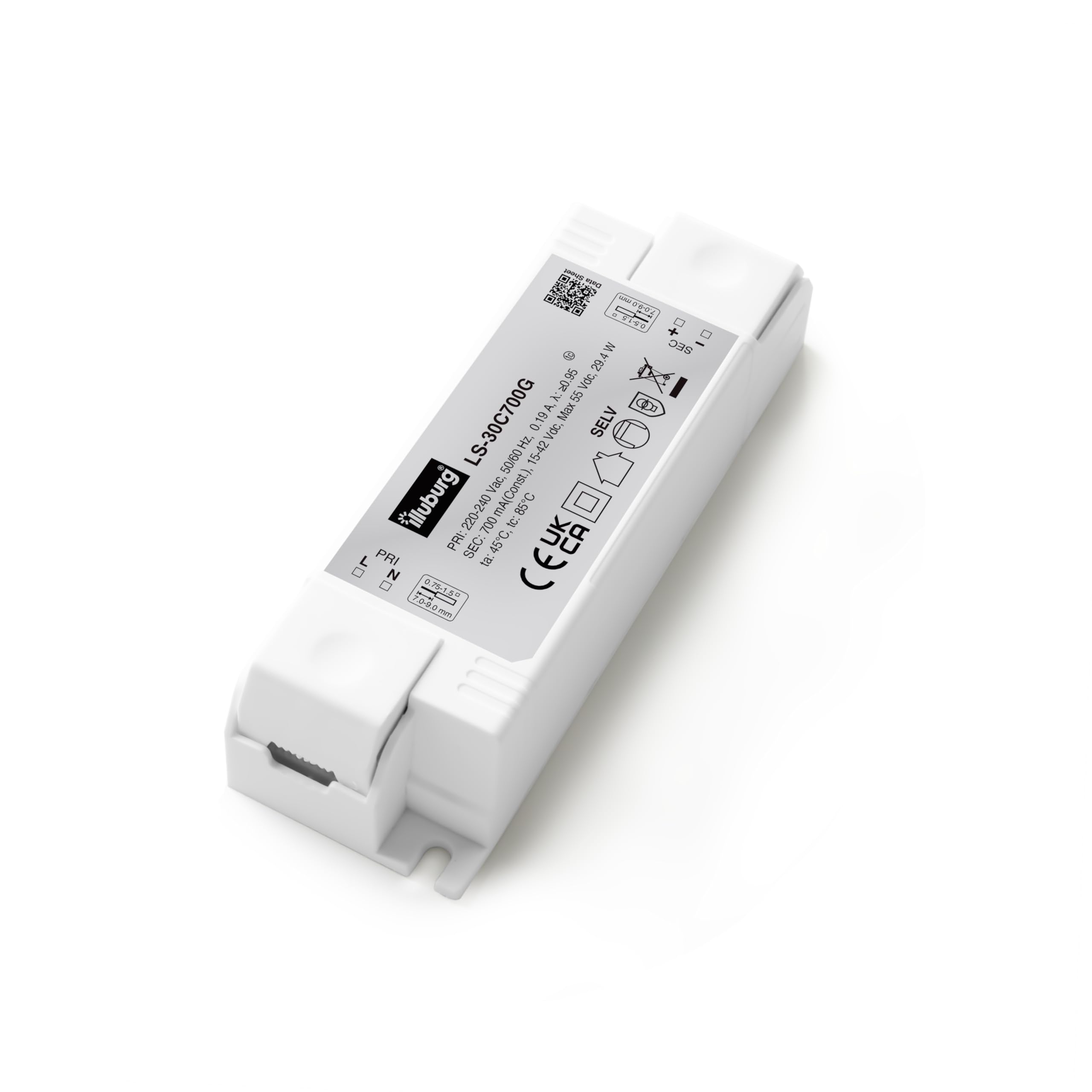 illuburg LED Driver 700mA Constant Current 11W - 30W Flickerfree LED Power Supply Transformer โ image 1