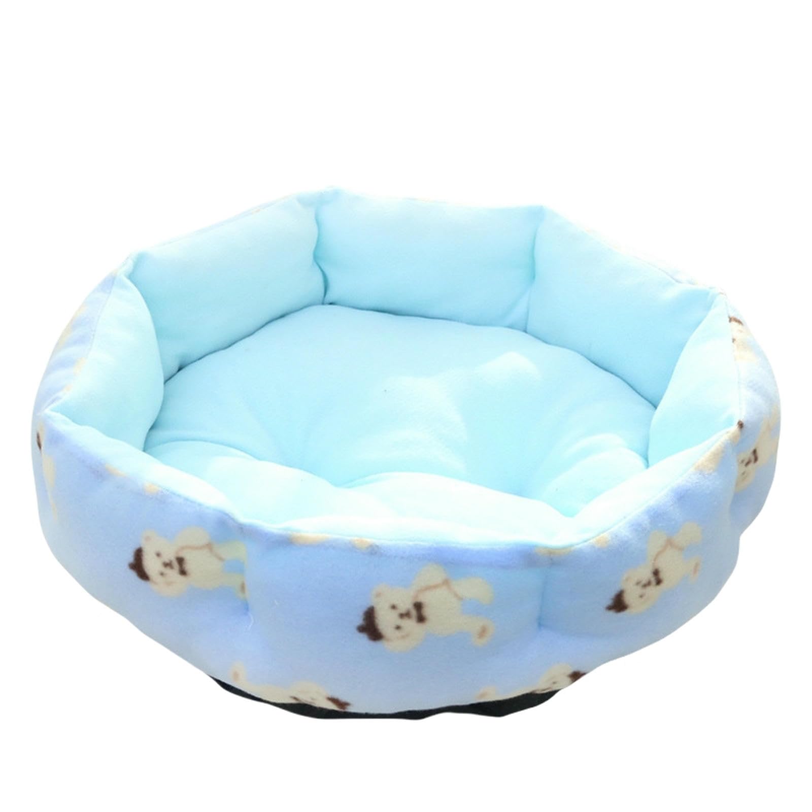 Lit pour chien pour toutes les saisons grand lit octogonal chat bleu
