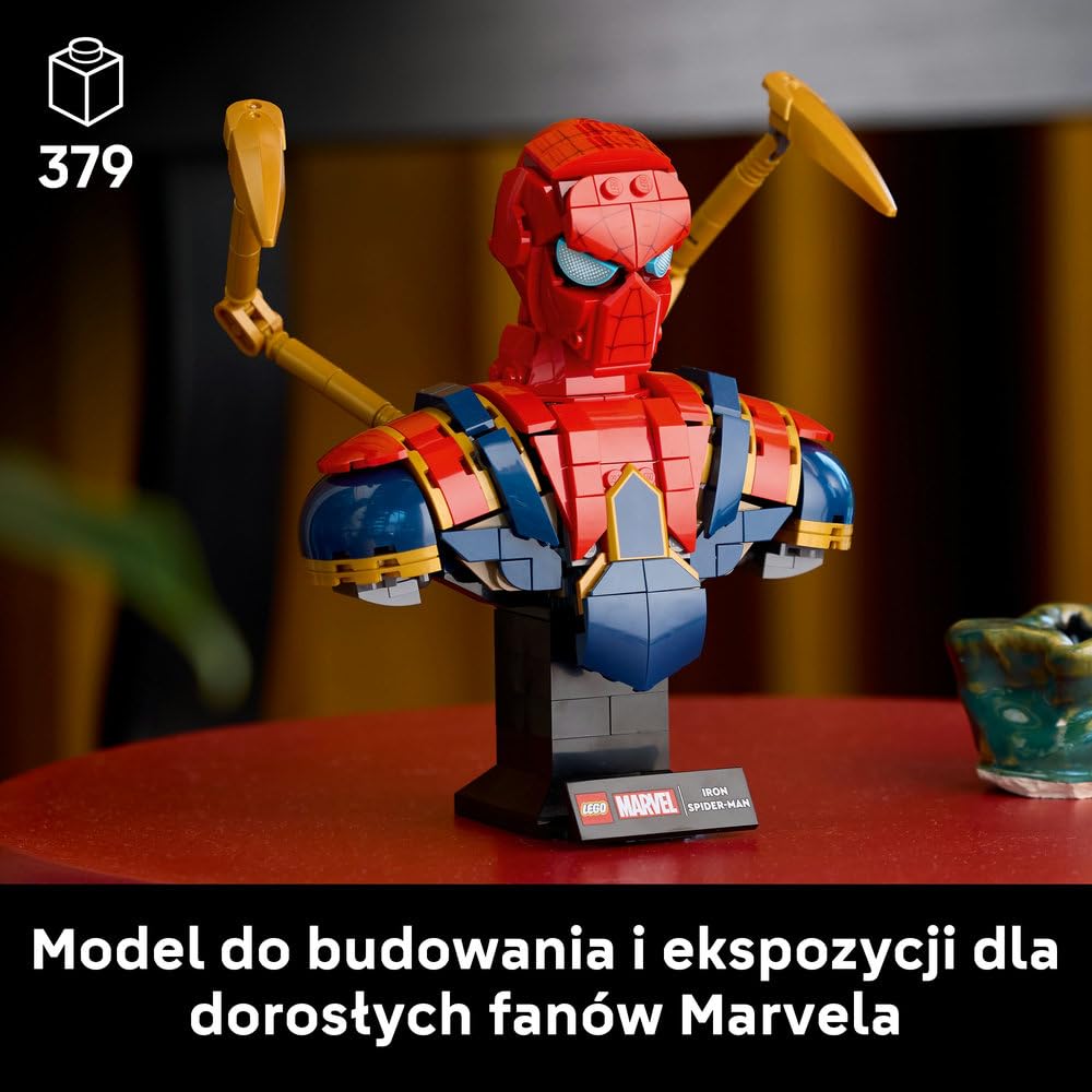 LEGO | Marvel Popiersie Iron Spider-Mana 76326