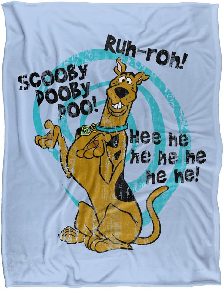 Scooby Doo! Blanket, 60"x80" Quoted Silky Touch Super Soft Throw Blanket