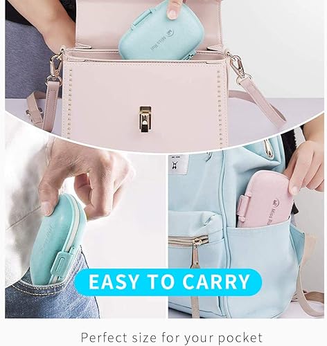 Miniatura 4 de Pastillero de viaje, portátil de 8 compartimentos, pastillero pequeño diario para guardar vitaminas, aceite de hígado de bacalao, medicamentos para