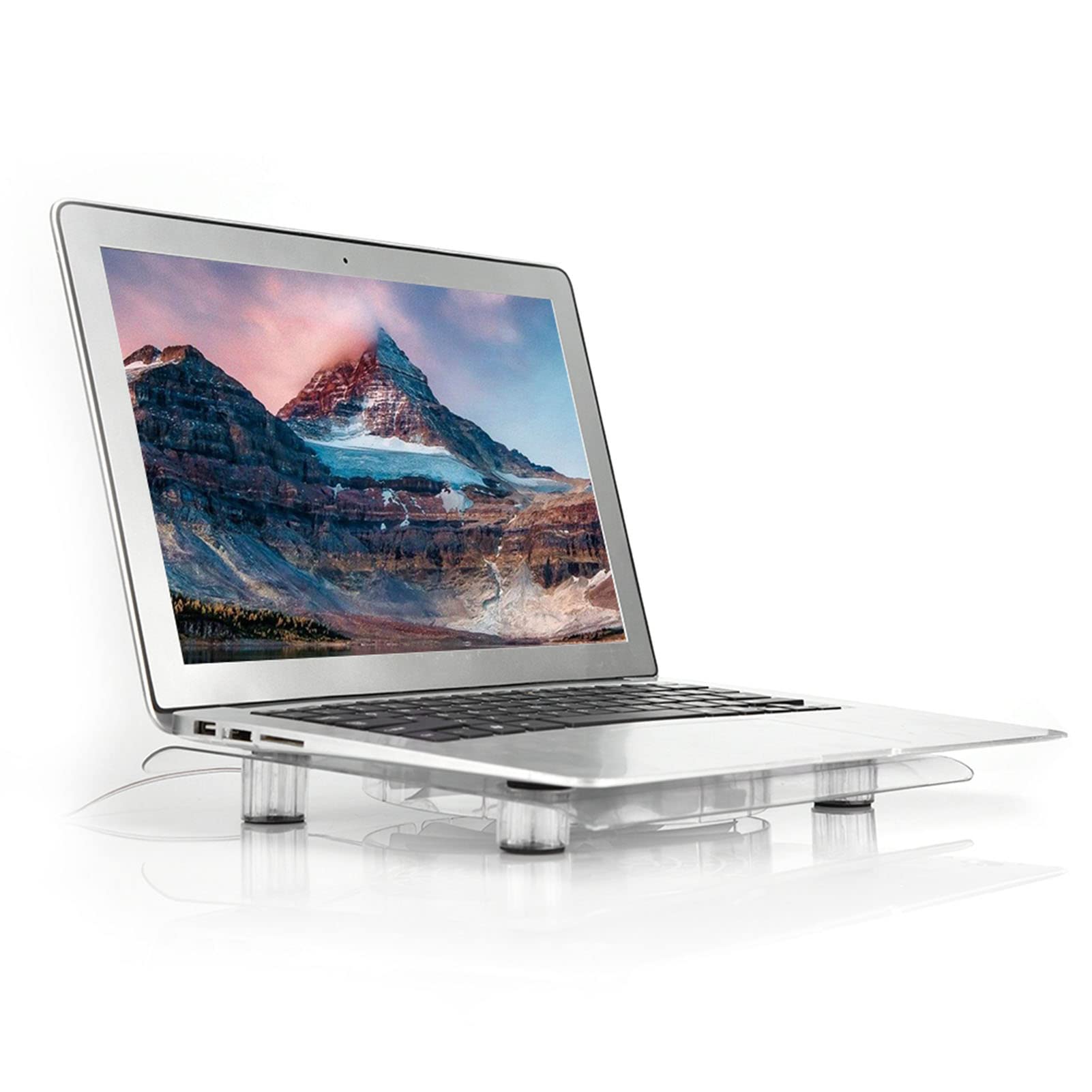 USB Ultra Silencieux, Ventilateurs de Refroidissement avec LED RGB H800 Ohrpolster Notebook Cooler Lights pour Laptop