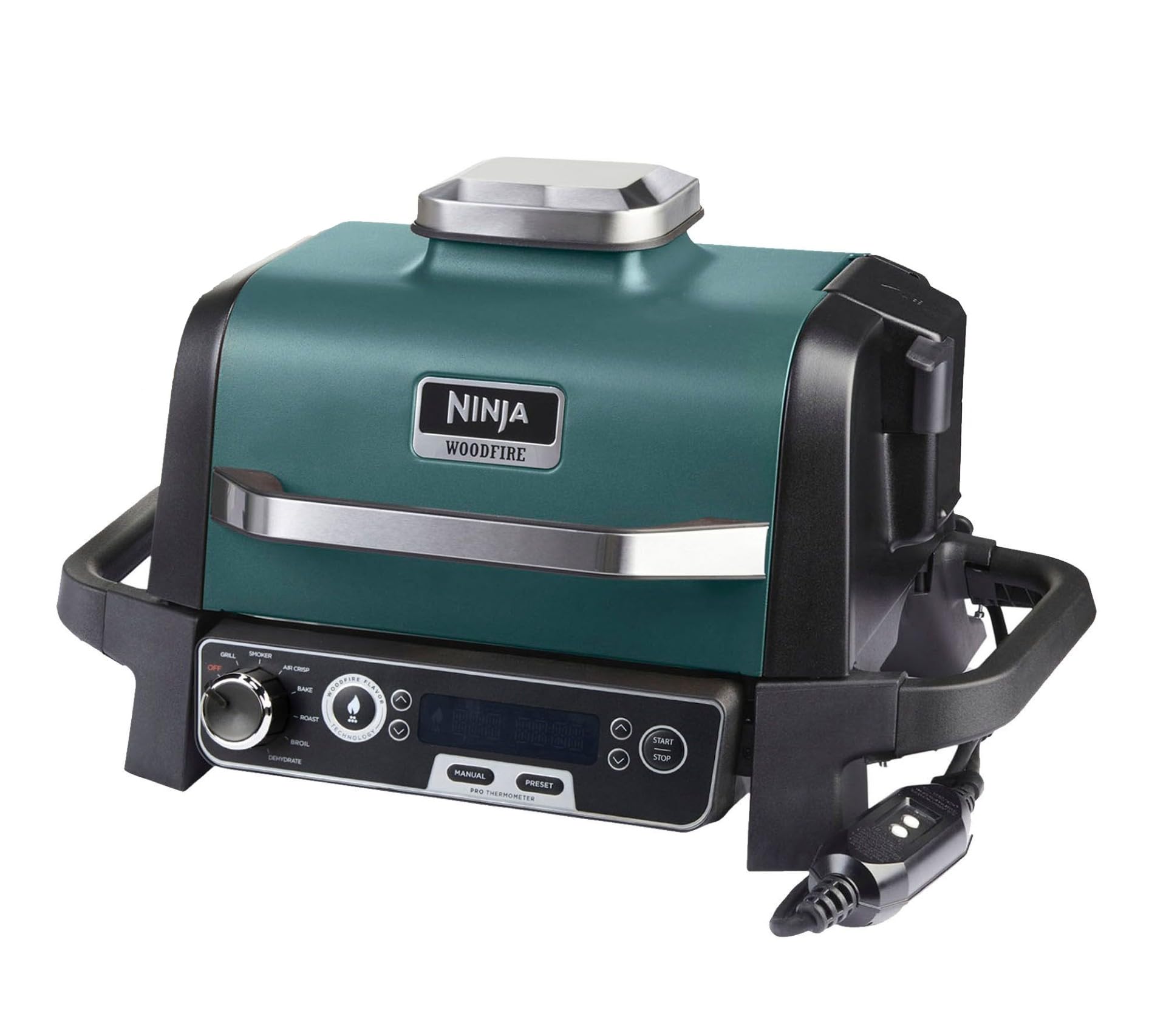 Ninja OG701GN Woodfire Outdoor Grill and Smoker, Green - (Renewed)
