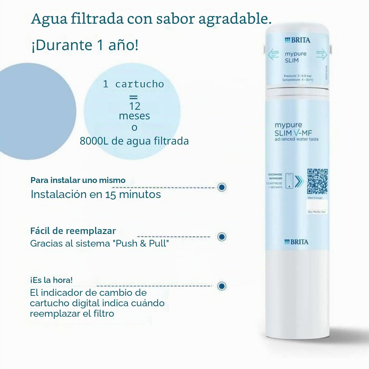 Brita Filtro de Agua Slim V-MF