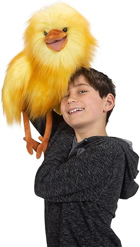 Miniatura 3 de Folkmanis Marioneta de mano divertida pájaro, amarillo; naranja