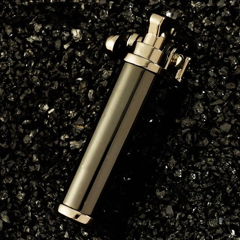 Encendedor Retro de Brazo Palanca Kerosene Metal Clásico Negro miniatura 5