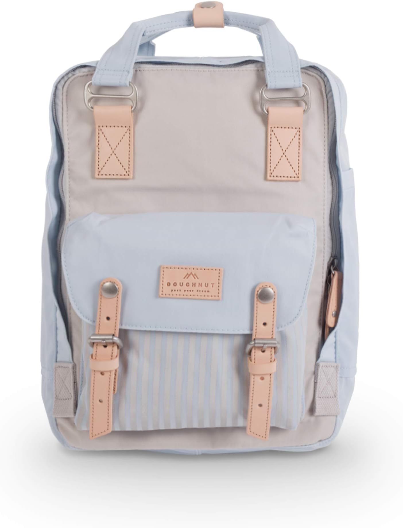 Doughnut Macaroon Backpack for Men and Women Lightweight School Bag Casual Daypack 16 Liters Basic Water Resistant Rucksack for Travel, Sports, Hiking with Pockets